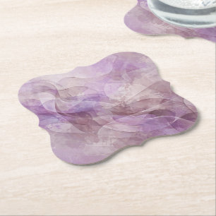 Dessous-de-verre En Papier Rêve tourbillonnant lavande lilas mauve lavande