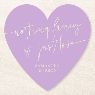 Dessous-de-verre En Papier Rien de Fantastique Juste Amour Wisteria Mariage