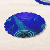 Dessous-de-verre En Papier Rolling Blue : Le Bowling Classique (Incliné)