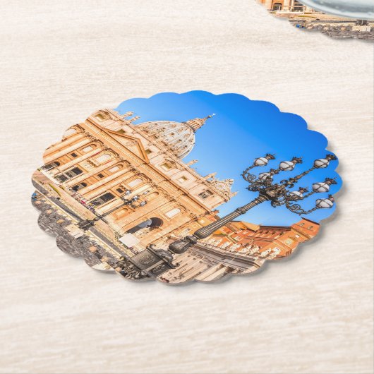 Dessous-de-verre En Papier Rome Vatican (Incliné)