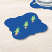 Dessous-de-verre En Papier Roquettes Green Chilton (Incliné)