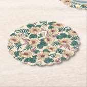 Dessous-de-verre En Papier Rose (Incliné)