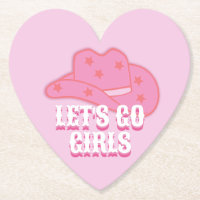 Rose Allons-y Filles Cowboy Casquette Rodéo