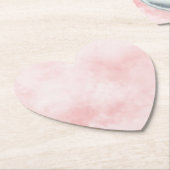 Dessous-de-verre En Papier Rose pâle (Incliné)