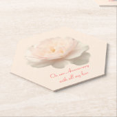 Dessous-de-verre En Papier Rose précis (Incliné)