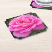 Dessous-de-verre En Papier Rose rose 'Léonard de Vinci' (Incliné)