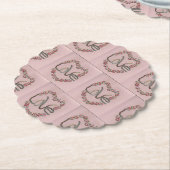 Dessous-de-verre En Papier Rosebud Love (Incliné)