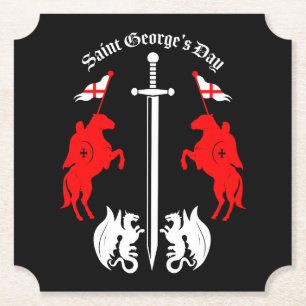 Dessous-de-verre En Papier Saint George's Day