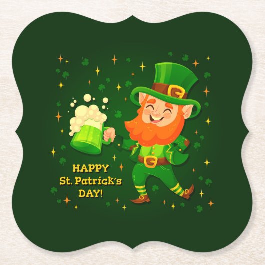 Dessous-de-verre En Papier Saint-Patrick (Devant)