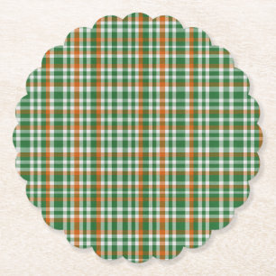 Dessous-de-verre En Papier Saint Patrick's day Irlande Drapeau couleur en vic