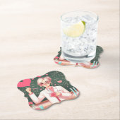 Dessous-de-verre En Papier Saint Valentin (En situation)