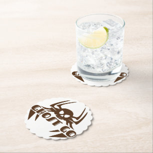 Dessous-de-verre En Papier Saison Éffrayante de Ghost Go