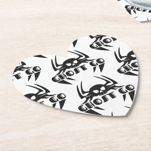 Dessous-de-verre En Papier Saison Éffrayante de Ghost Go (Incliné)