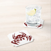 Dessous-de-verre En Papier Saison Éffrayante de Ghost Go (En situation)