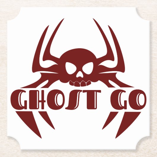 Dessous-de-verre En Papier Saison Éffrayante de Ghost Go (Devant)