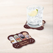 Dessous-de-verre En Papier Saison Éffrayante Motif Halloween (En situation)