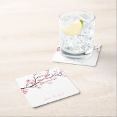 Dessous-de-verre en papier: SAKURA CHERRY BLOSSOMS (En situation)