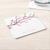 Dessous-de-verre en papier: SAKURA CHERRY BLOSSOMS (Incliné)
