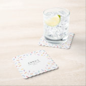 Dessous-de-verre En Papier Saupoudrer Bébé (En situation)