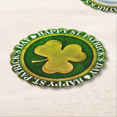 Dessous-de-verre En Papier Sceau de la Saint Patrick (Incliné)