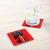 Dessous-de-verre En Papier Scottish Bobby Burns Whiskey Cocktail (En situation)