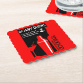 Dessous-de-verre En Papier Scottish Bobby Burns Whiskey Cocktail (Incliné)