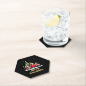 Dessous-de-verre En Papier Sea Turtles Driving Christmas Tree Truck Turtle Ch (En situation)