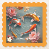 Dessous-de-verre En Papier "Sérénité de l'eau" (Devant)