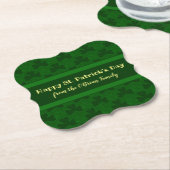 Dessous-de-verre En Papier Shamrock (Incliné)