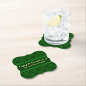 Dessous-de-verre En Papier Shamrock (En situation)