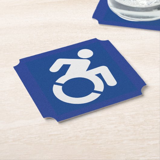 Dessous-de-verre En Papier SIGNE MAÎTRISÉ Moderne (Incliné)