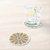 DESSOUS-DE-VERRE EN PAPIER SIMPLE AMOUR CADEAU MAMAN SOEUR PAPA FILS ENSEIGNA (En situation)