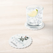 Dessous-de-verre En Papier Simple cute little cartoon zebra (En situation)