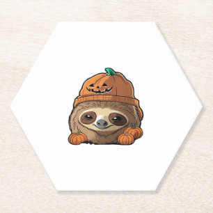Dessous-de-verre En Papier Sloth espuki sison halloween T-shirt classique