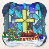 Dessous-de-verre En Papier Snowglobe Whimsey (Devant)