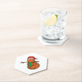 Dessous-de-verre En Papier Snowman Christmas (En situation)