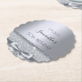 Dessous-de-verre En Papier Soirée d'anniversaire élégante Arc (Incliné)