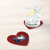 Dessous-de-verre En Papier "Sois ma Saint Valentin" (En situation)