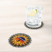 Dessous-de-verre En Papier Soleil (En situation)