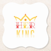 Dessous-de-verre En Papier Son Roi (Devant)