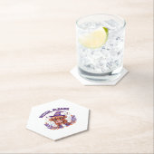 Dessous-de-verre En Papier Sorcière S'Il Vous Plaît Highland Vache Halloween (En situation)