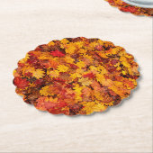 DESSOUS-DE-VERRE EN PAPIER SORTIES D'AUTOMNE (Incliné)