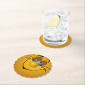 Dessous-de-verre En Papier sourire (En situation)