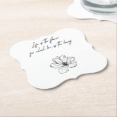 Dessous-de-verre En Papier Sous-verres d'amour (Incliné)