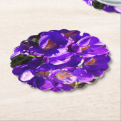 DESSOUS-DE-VERRE EN PAPIER SPRING CROCUS (Incliné)