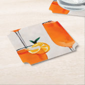 Dessous-de-verre En Papier Spritz - Dessous de verre jetable (Incliné)