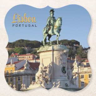 Dessous-de-verre En Papier Statue équestre du roi José I, Lisbonne