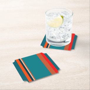 Dessous-de-verre En Papier Stripes du sud-ouest 29