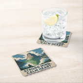 Dessous-de-verre En Papier Strong Mind, Calm Heart (En situation)