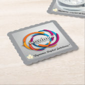 Dessous-de-verre En Papier "Succès garanti" (Incliné)